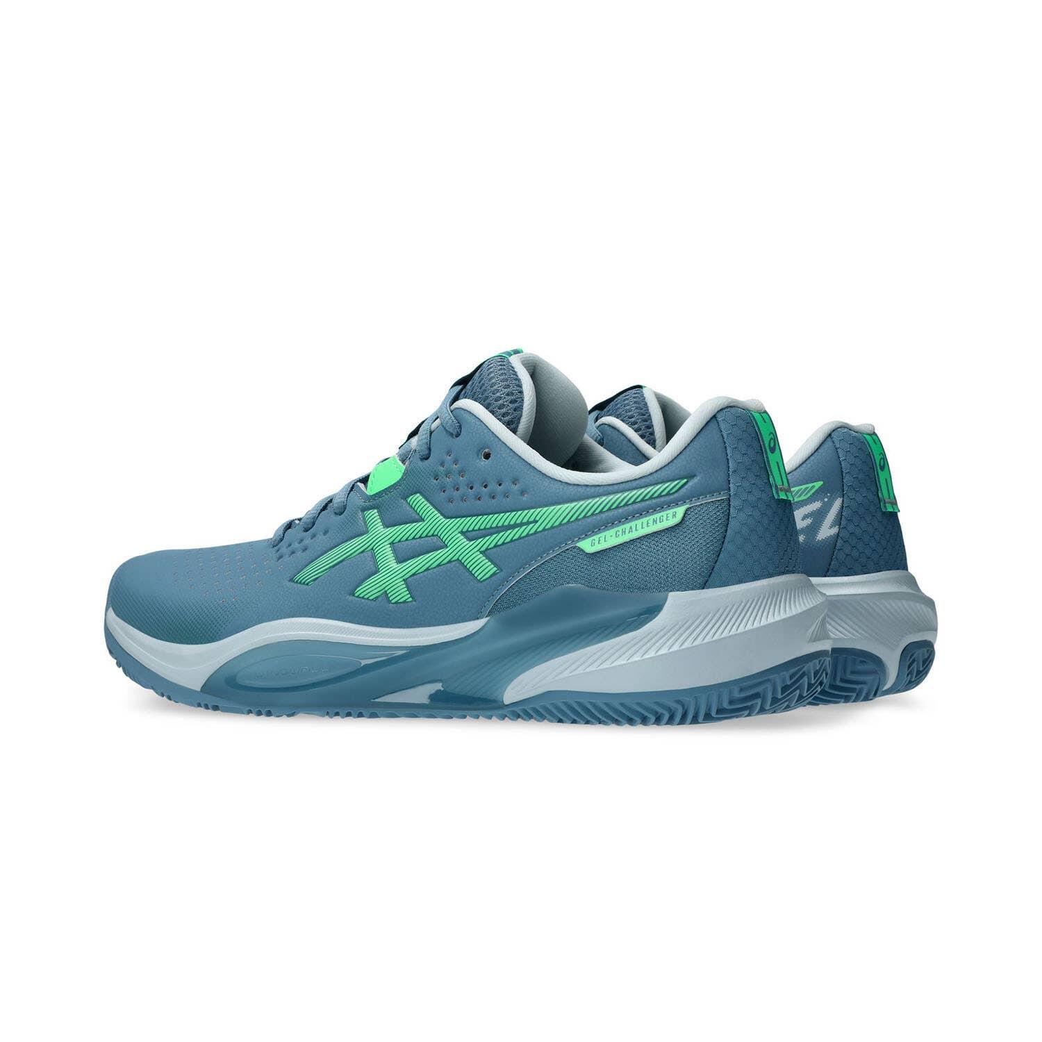 Tênis Asics Gel Challenger 15 Padel Azul-Verde 3/6