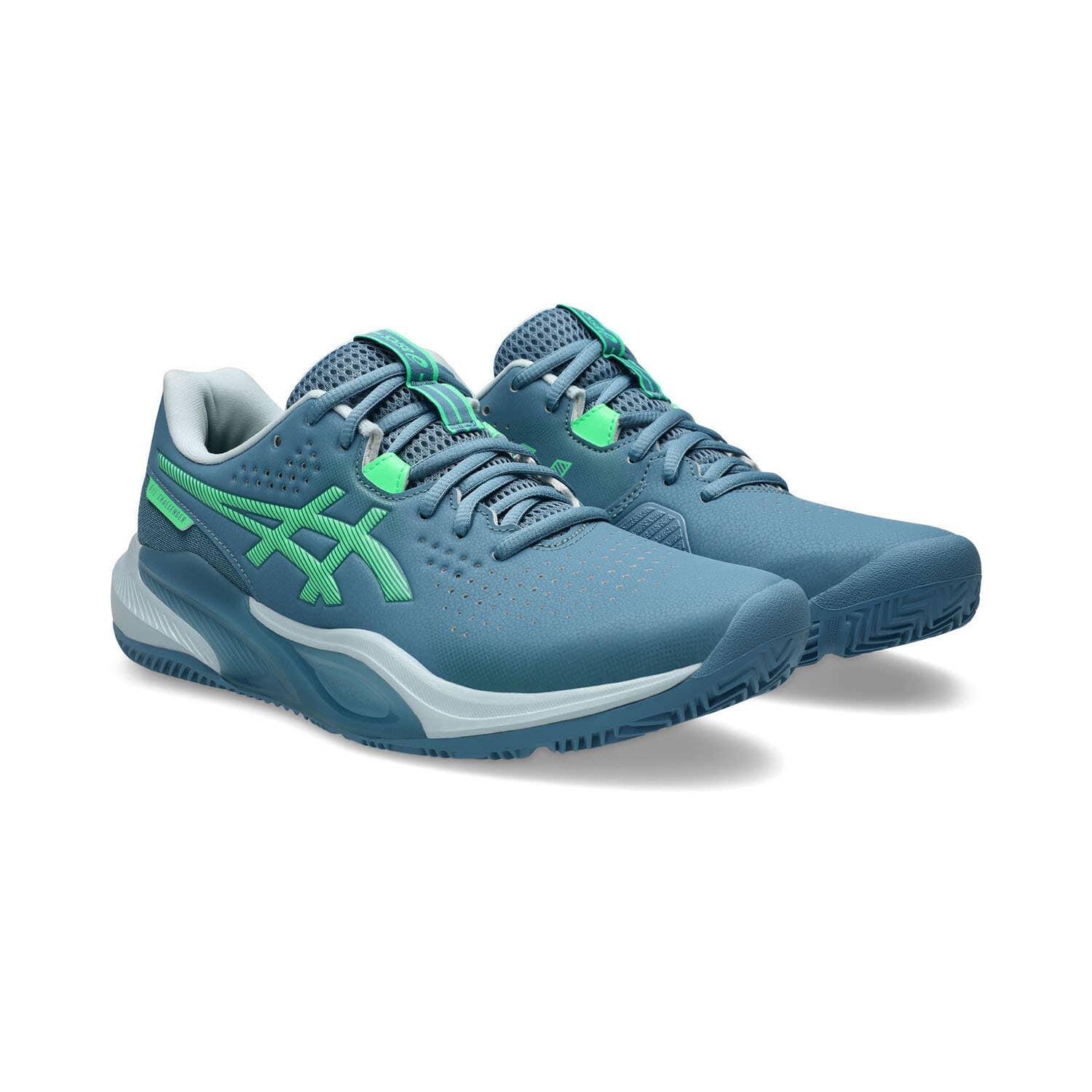 Tênis Asics Gel Challenger 15 Padel Azul-Verde 2/6