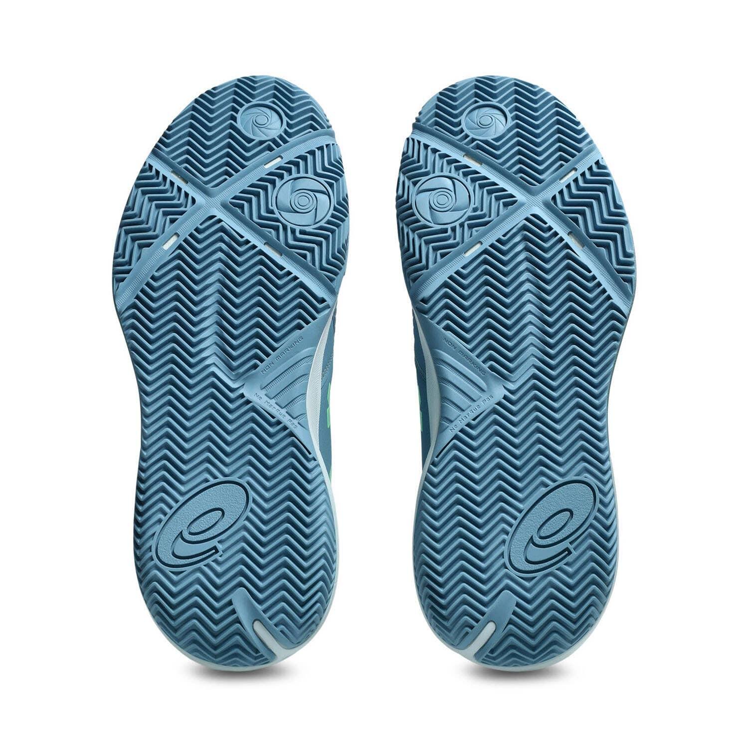 Tênis Asics Gel Challenger 15 Padel Azul-Verde 6/6