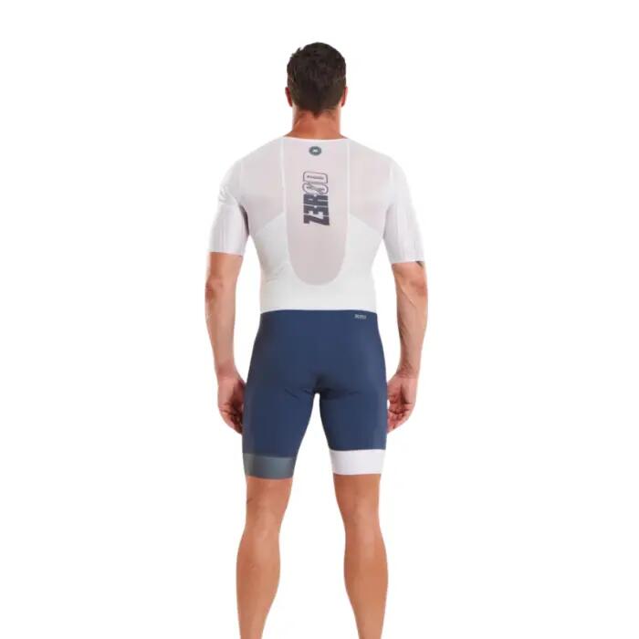 Men’s Triathlon Trisuit Zerod TTSUIT Racer Smoke White 2/7