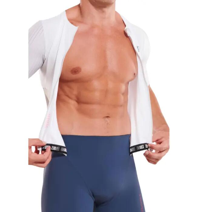 Men’s Triathlon Trisuit Zerod TTSUIT Racer Smoke White 7/7