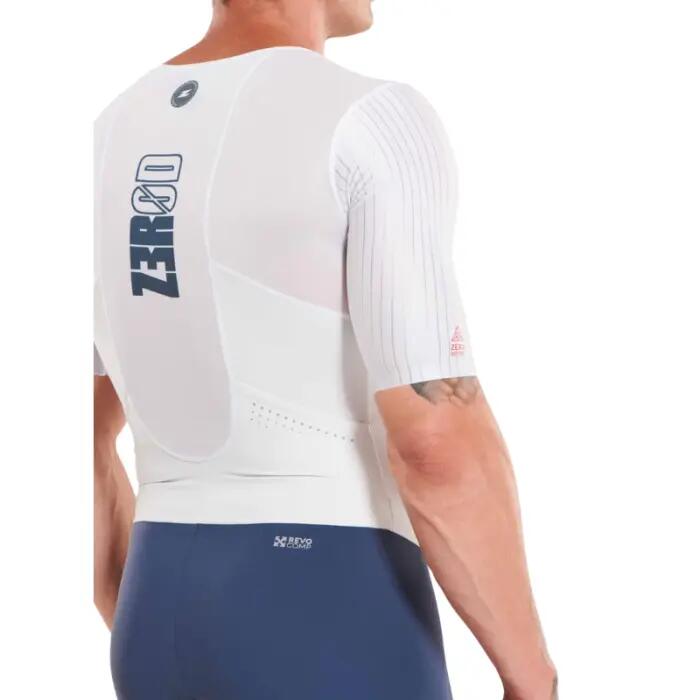 Men’s Triathlon Trisuit Zerod TTSUIT Racer Smoke White 6/7