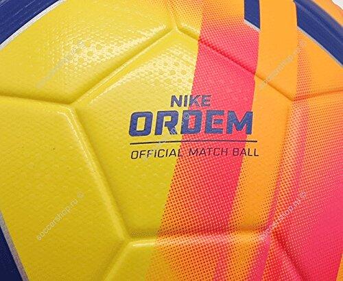 Nike Ordem 5 pallone da calcio - taglia 5, giallo-viola-crimson 3/3