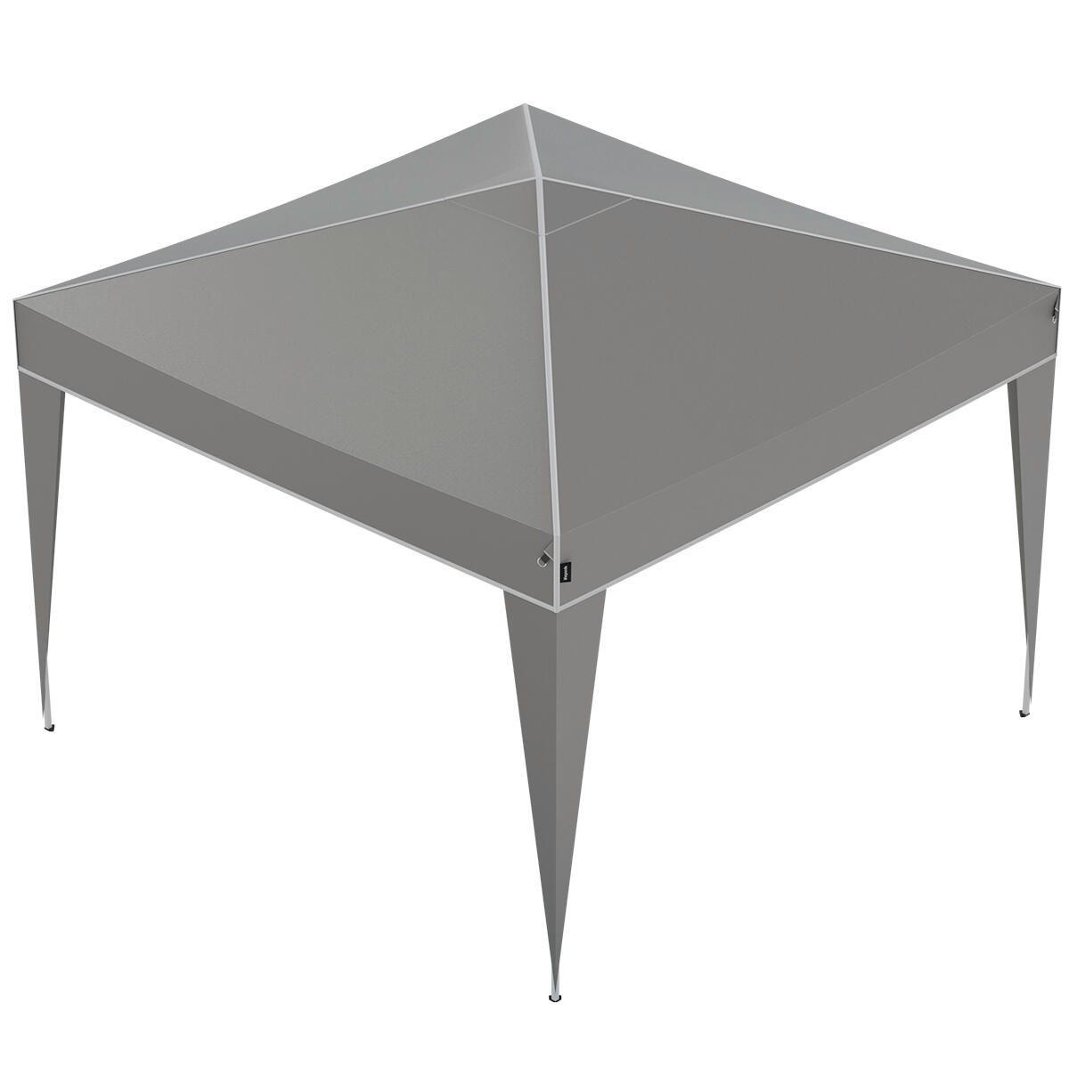 Partytent plus - opvouwbare tent - paviljoen - 3x3 m - easy up - grijs 3/5