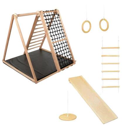 Aire de jeux d'intérieur en bois Zebra - Sport