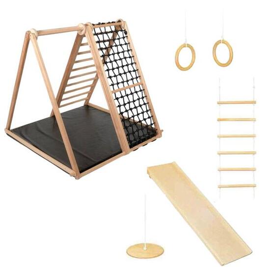 Aire de jeux d'intérieur en bois Zebra - Sport