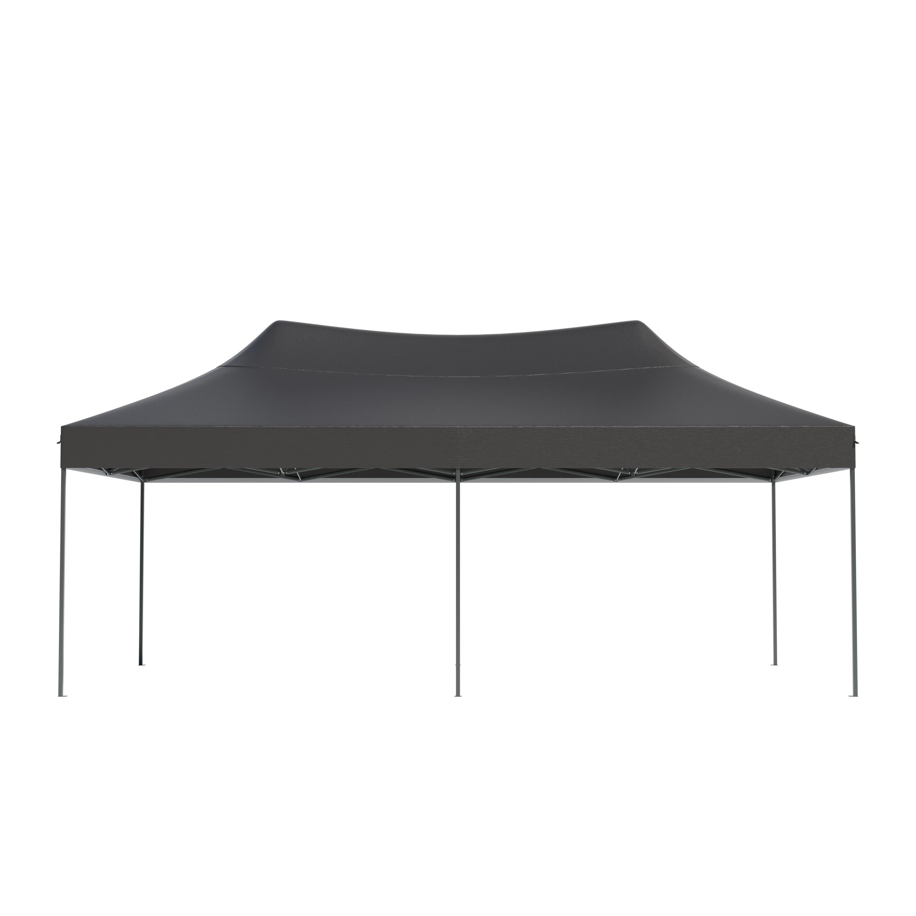 Partytent - opvouwbaar - 3x6 m - easy up - paviljoen - waterdicht - antraciet 2/4