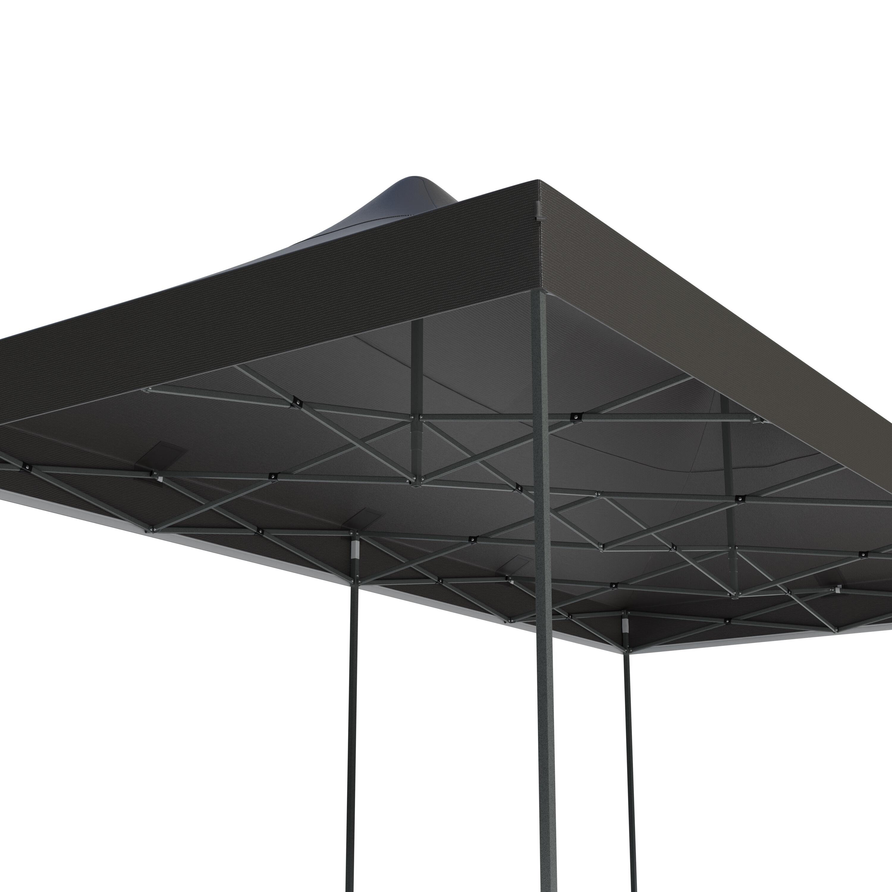 Partytent - opvouwbaar - 3x6 m - easy up - paviljoen - waterdicht - antraciet 4/4