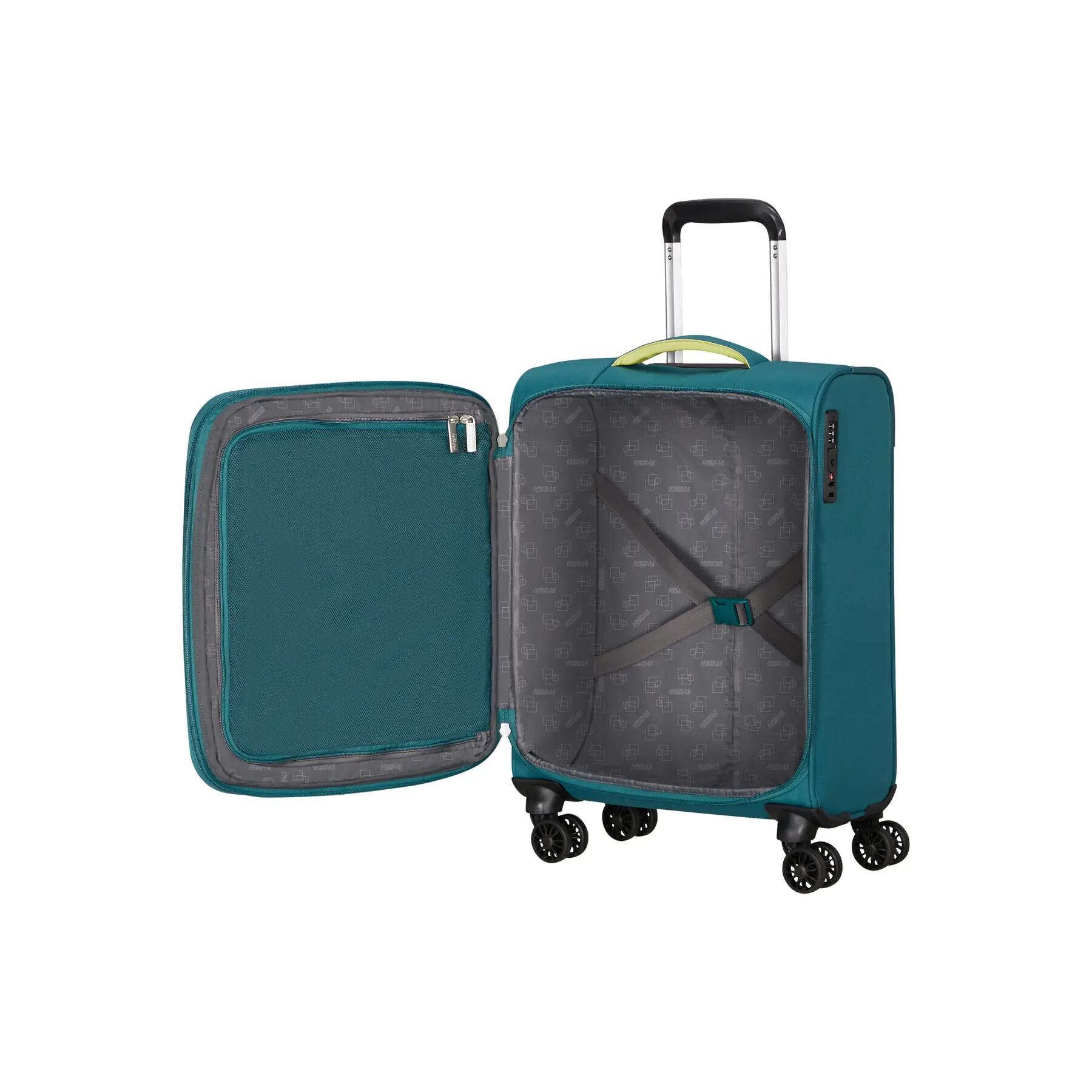 Mala de viagem de 4 rodas longa American Tourister Cloudrider S EXP TSA 3/4