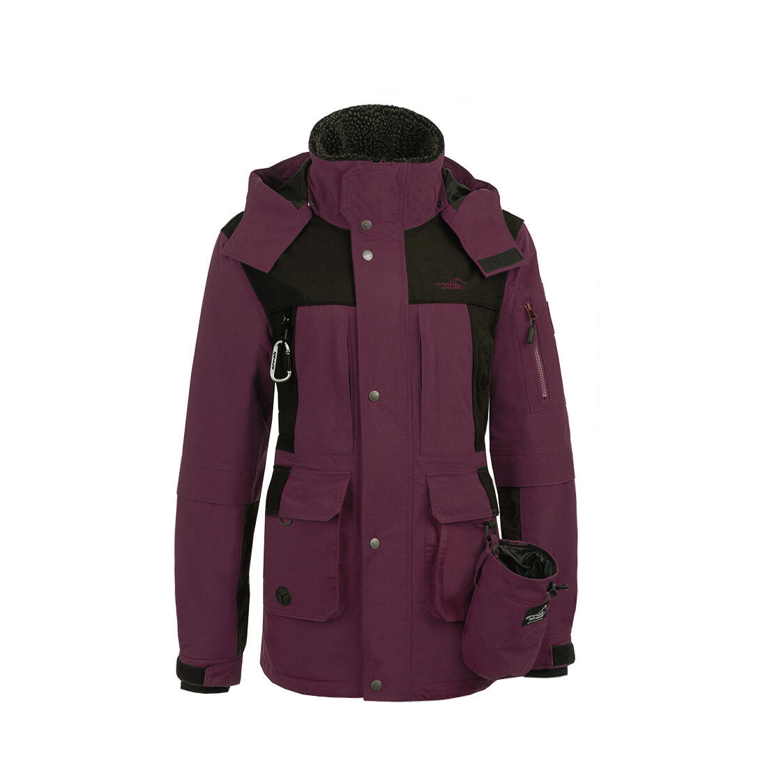 Originaljacke Damen Burgunder/Schwarz 1/6