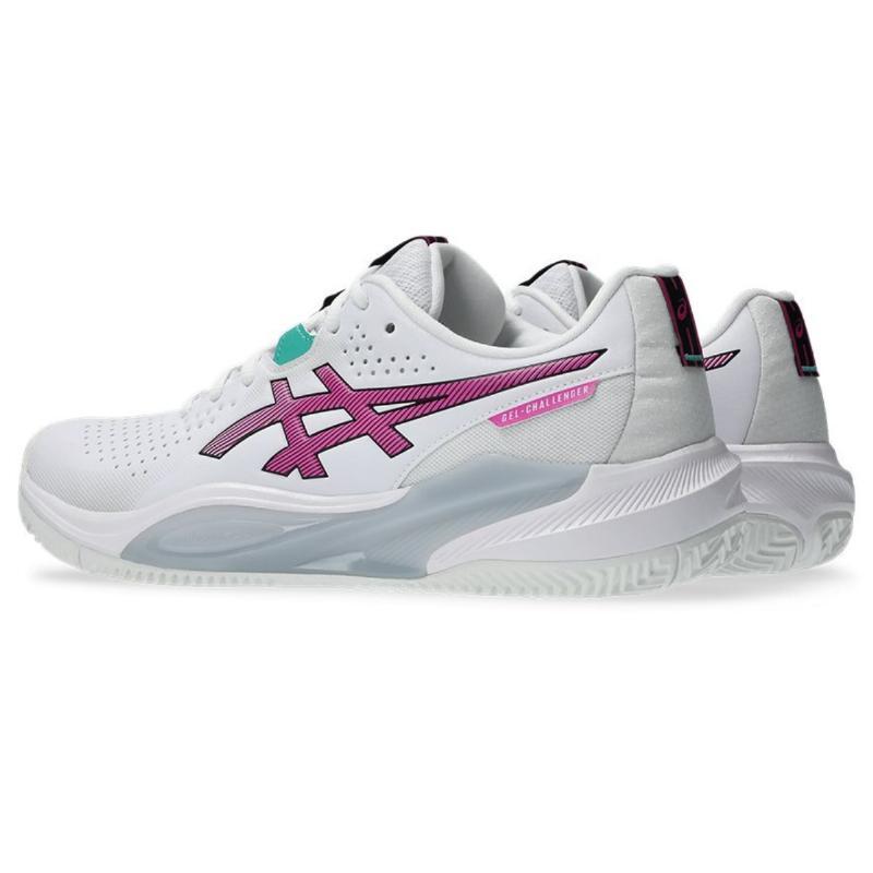 Zapatillas Asics Gel Challenger 15 Clay Blanco Rosa Sakura 3/5