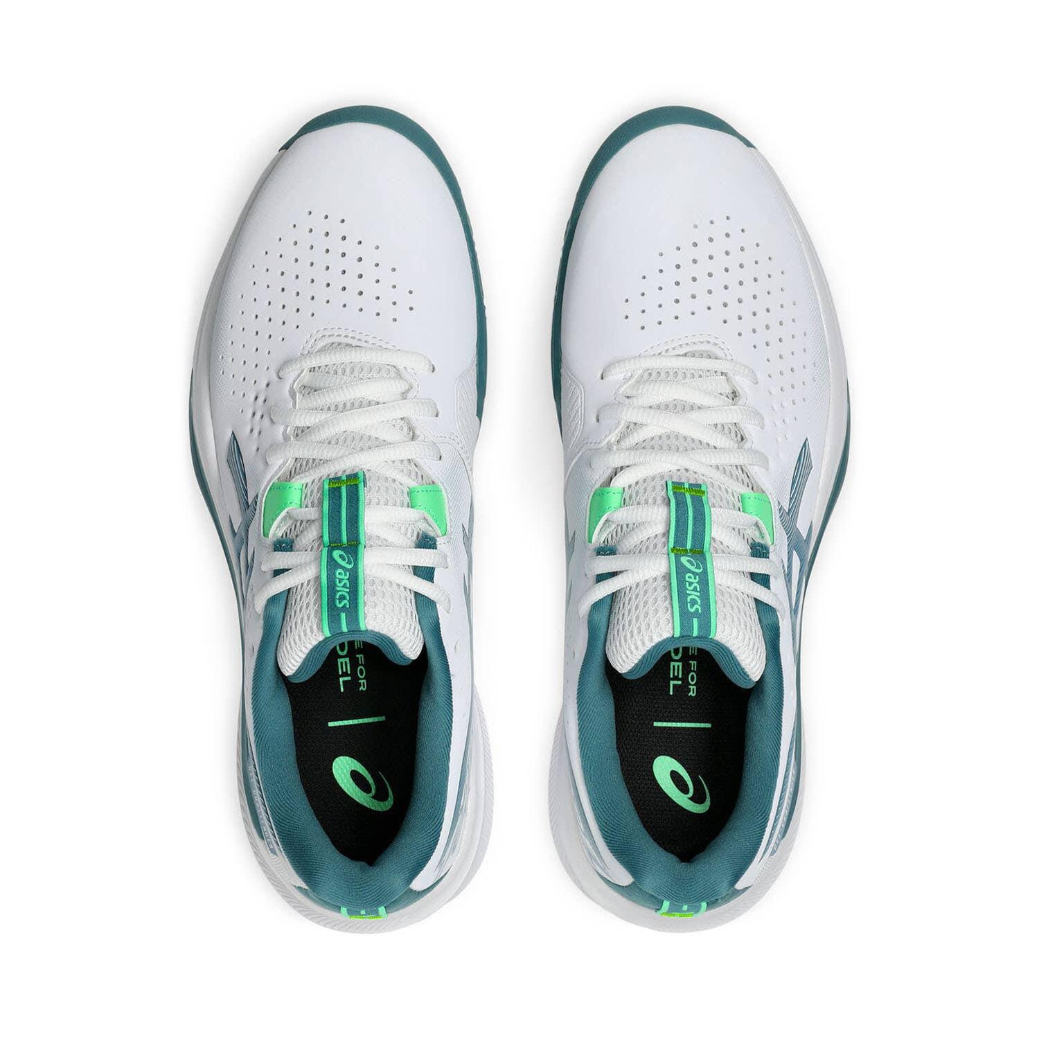 Tênis Asics Gel Challenger 15 Padel White Pine Green 5/6
