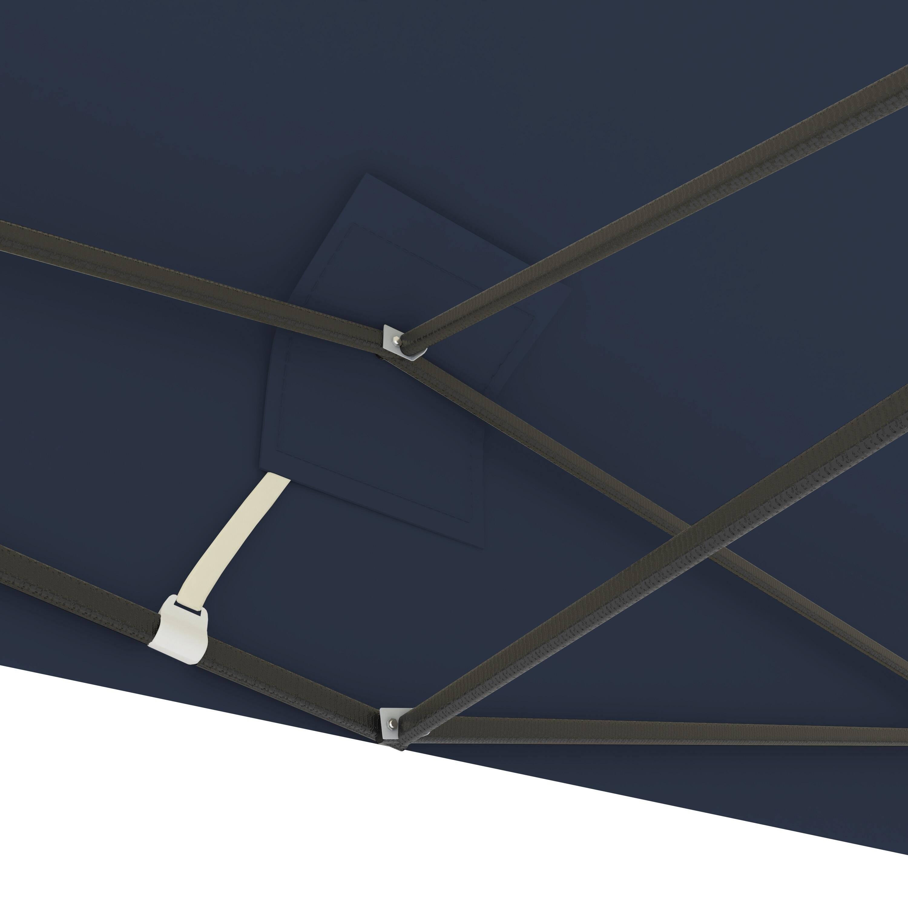 Partytent - 3x3 m - zijwanden - easy up - paviljoen - opvouwbaar - donkerblauw 5/5