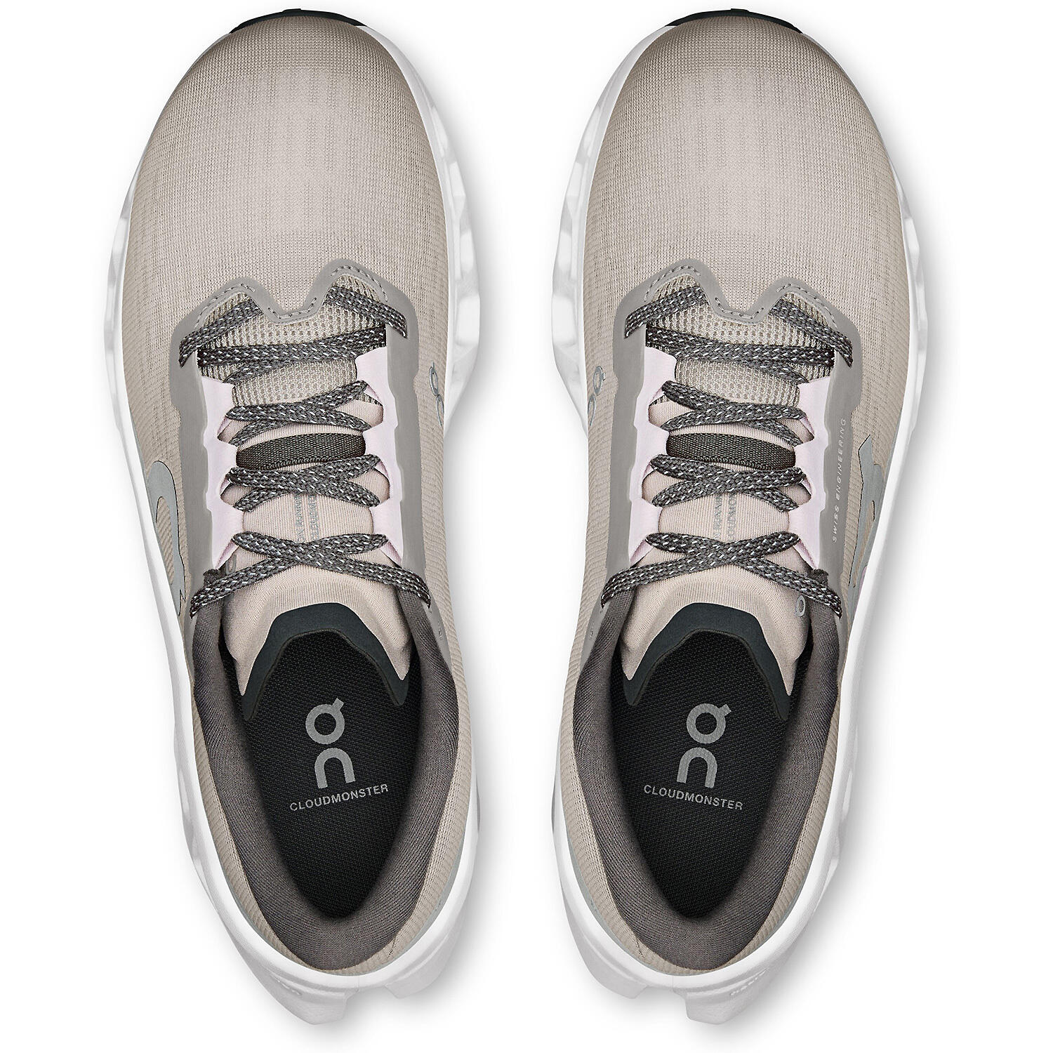 Buty do biegania damskie On Cloudmonster 3 truffle/ivory 3/7