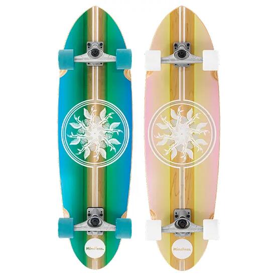 Mindless Wake Surf Skate – 35 Zoll langes Surfskate mit breitem Deck und