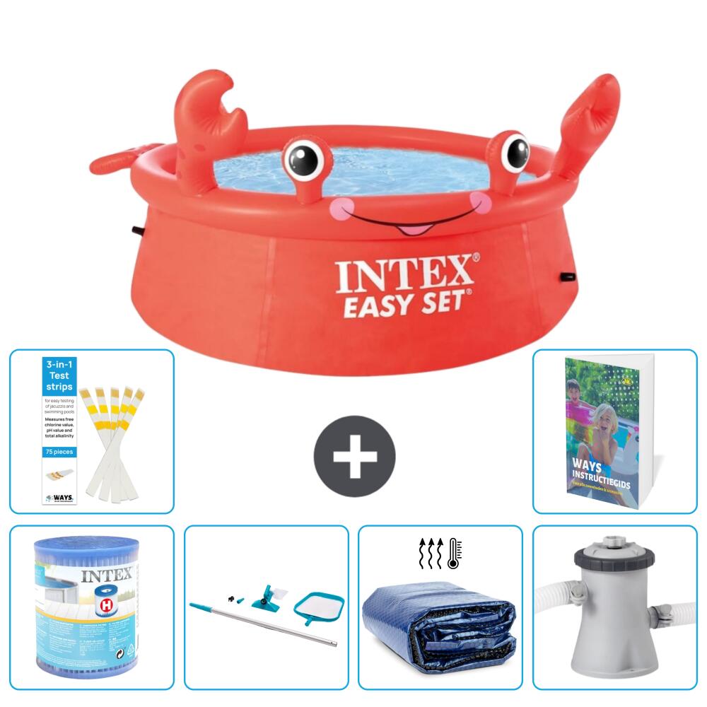 Easy Set Pool Rund - Krabbe - 183x51 cm - 7-teilig  S20 1/7