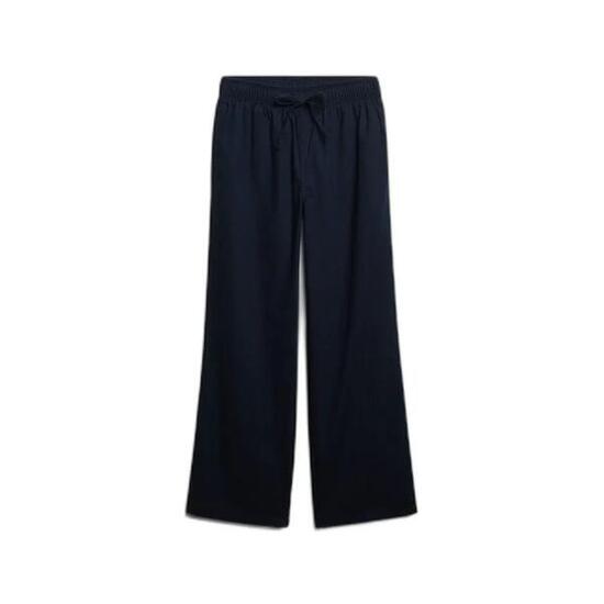 Pantalon élastique en lin femme Superdry