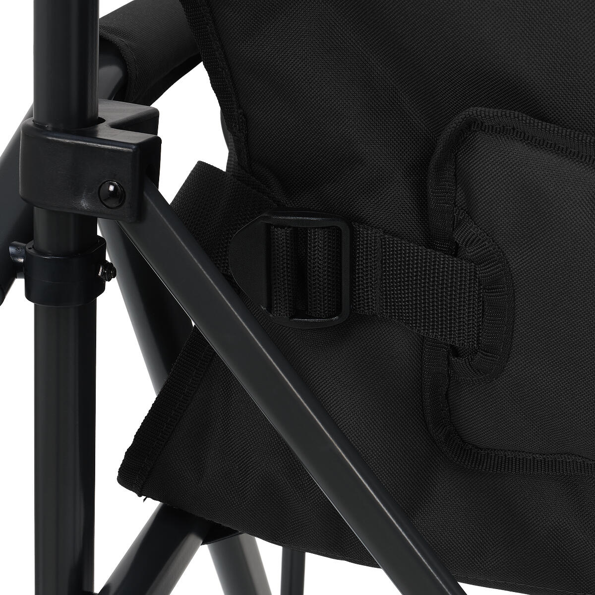 Campingstoelen - opvouwbaar - 120kg draagvermogen - inclusief draagtas - zwart 6/6