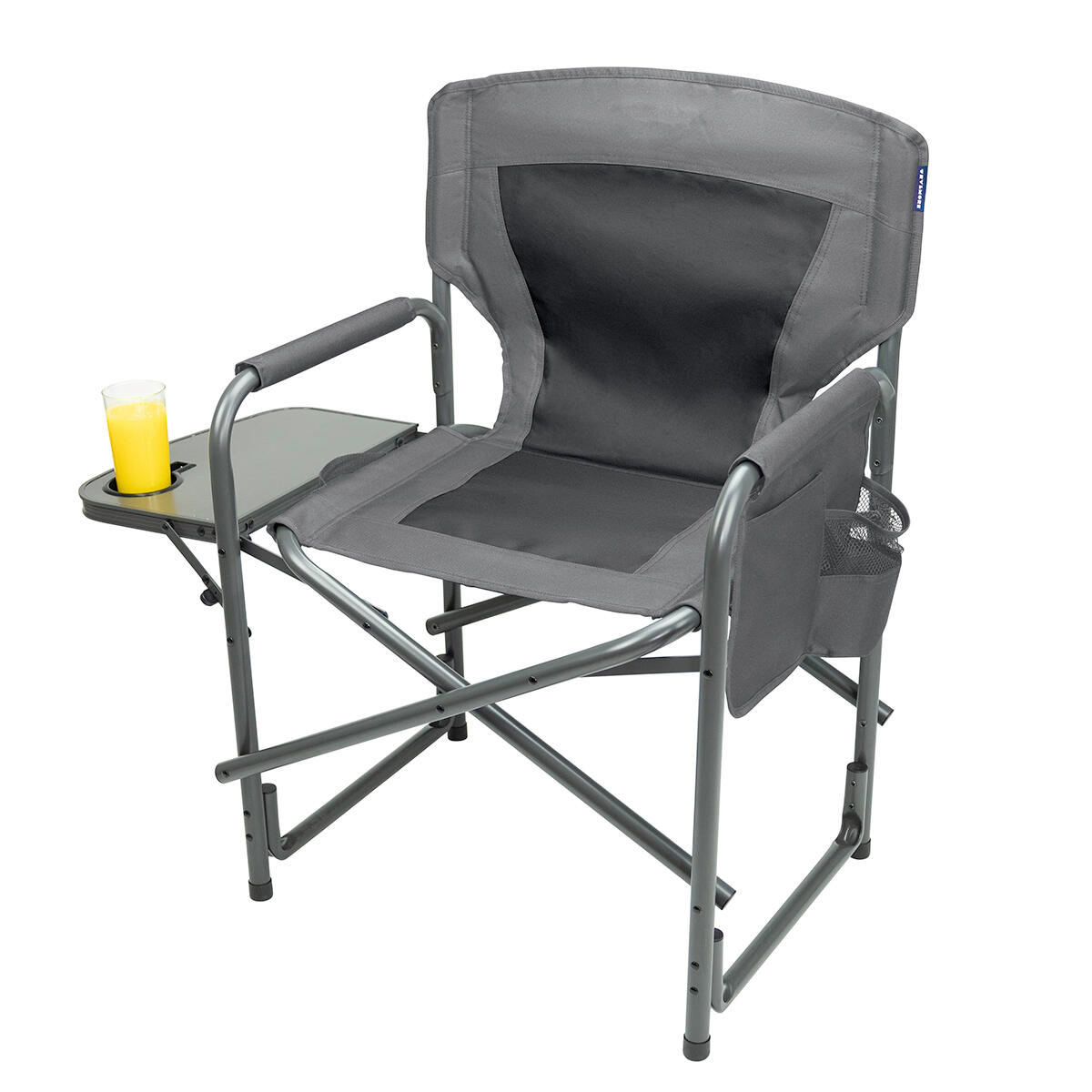Campingstoelen - opvouwbaar - 2 - pack - 120kg draagvermogen - grijs 3/5