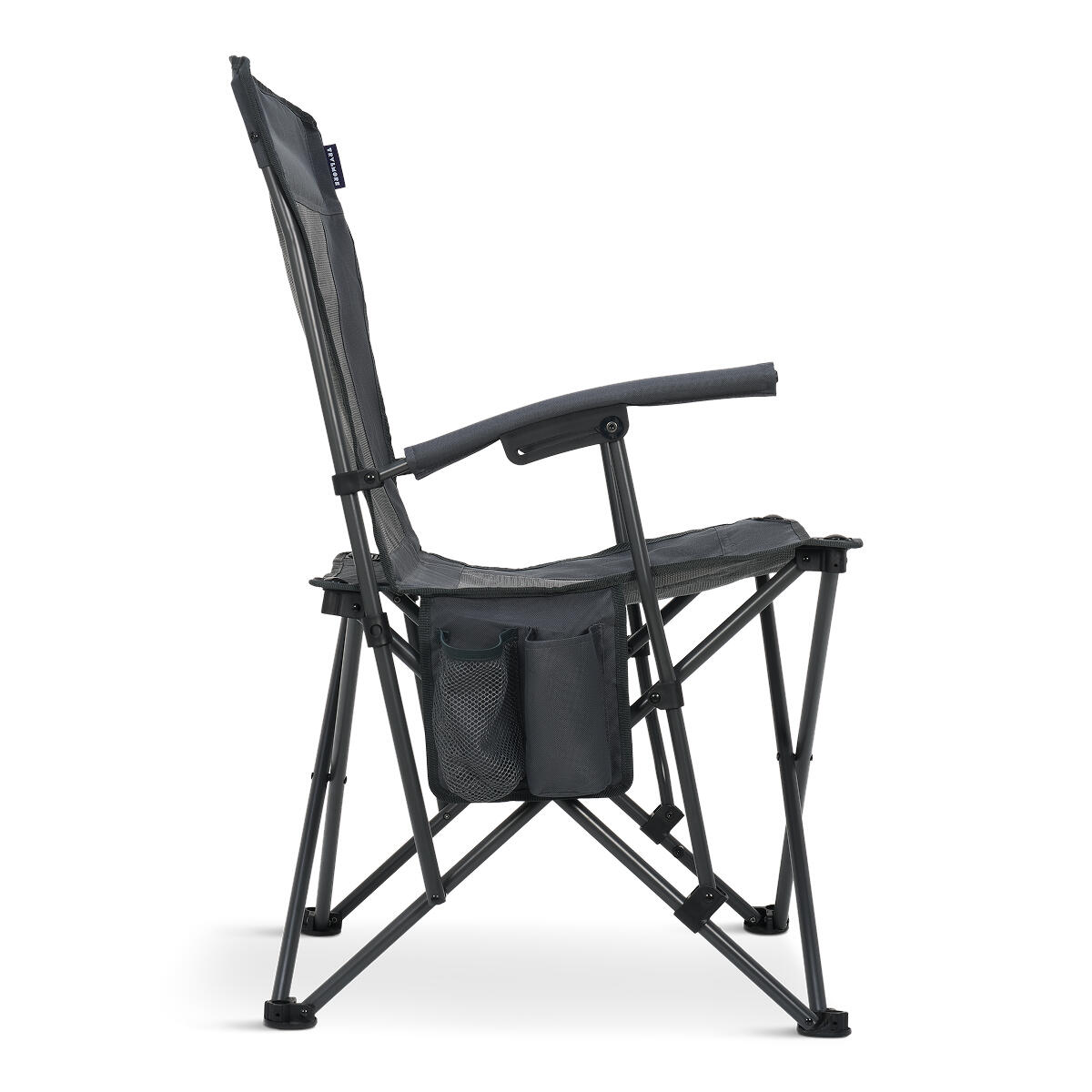 Chaises de camping - pliable - lot de 2 - charge max. 150kg - gris 2/6