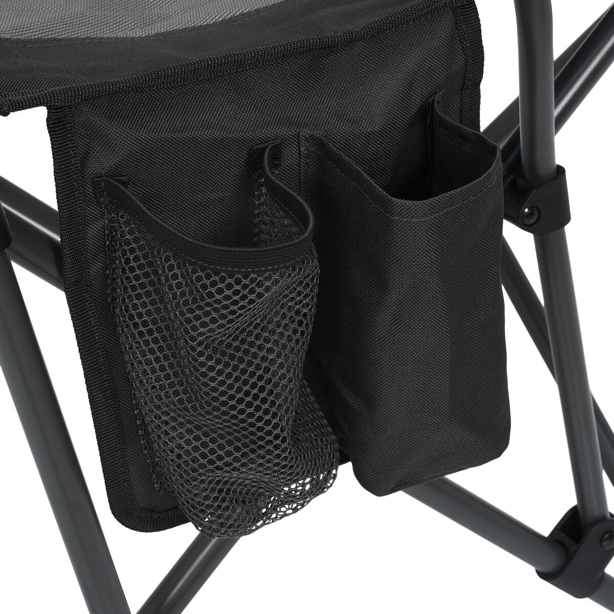 Campingstoelen - opvouwbaar - 2 - pack - 150kg draagvermogen - zwart 6/6