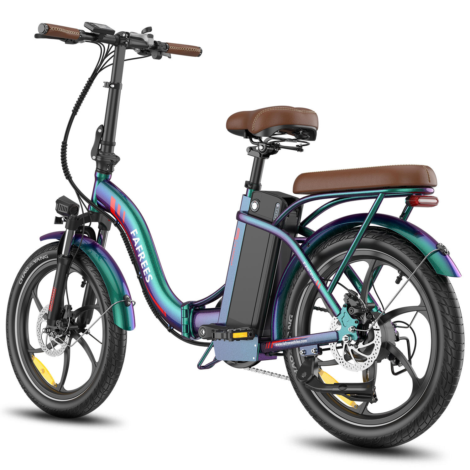FAFREES F20+ Pro E-Bike für Erwachsene, 25-Ah-Akku mit großer Reichweite 3/7