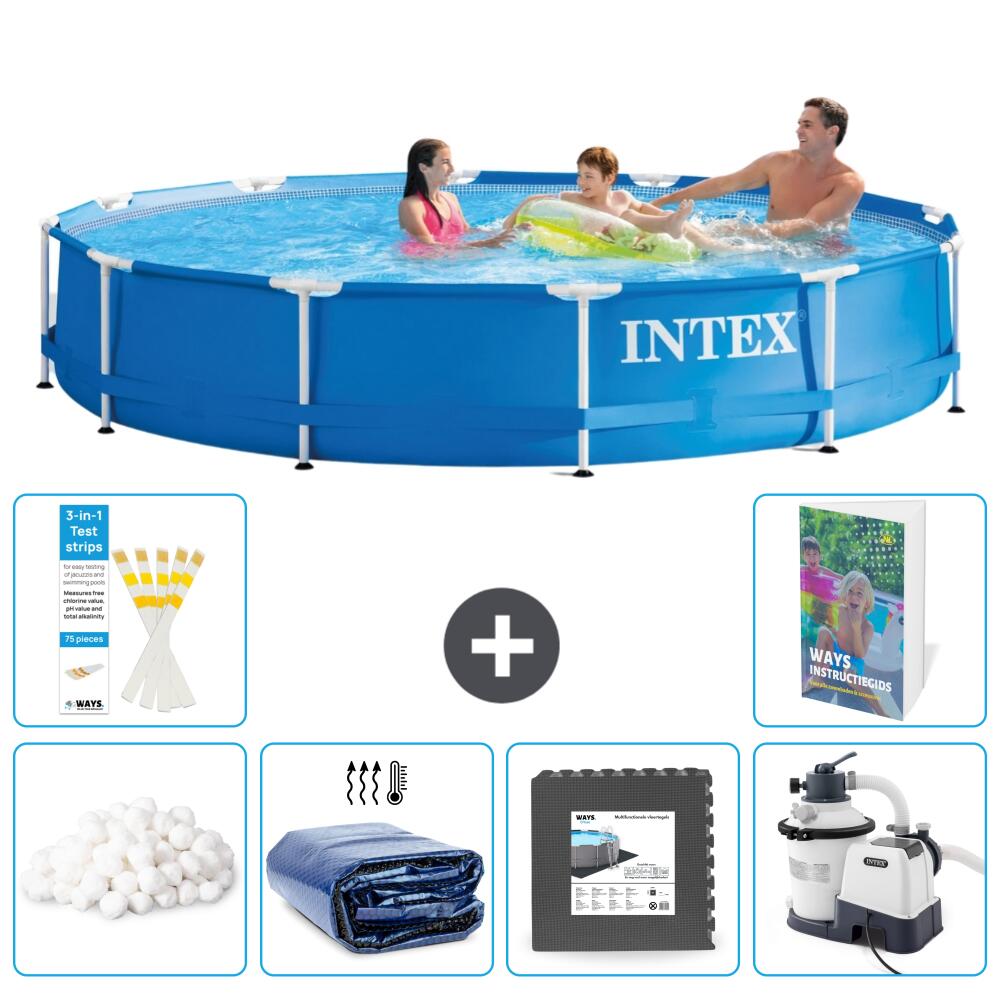 Frame Pool Rund - 366x76 cm - 7-teilig  S31 1/7