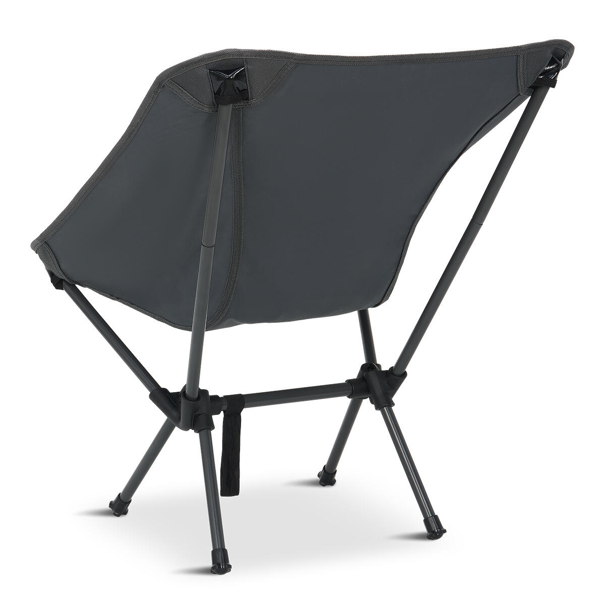 Campingstoel - opvouwbaar - 100kg draagvermogen - inclusief draagtas - grijs 3/6