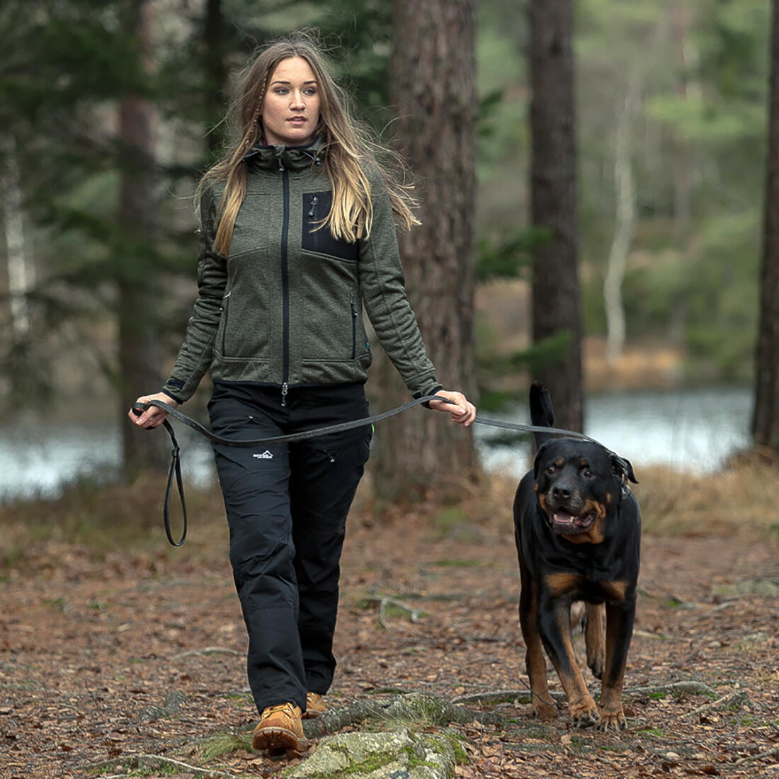 Wildlife Hoodie Damen Grün 2/6