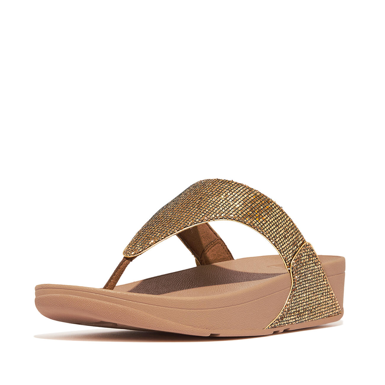 FITFLOP FitFlop Lulu Toe Post - Glitterball  OUD GOUD 40 2/7