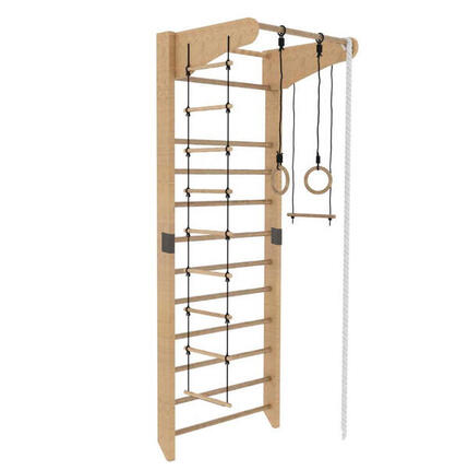 Kinder Sport Gymnastikleiter schwarz-holz MAŁPISZON EU