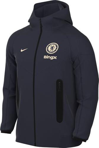 Veste Coupe-vent Nike Chelsea Tech Fleece à capuche Obsidian Guava Ice M