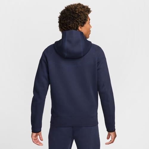 Veste Coupe-vent Nike Chelsea Tech Fleece à capuche Obsidian Guava Ice M 5/7
