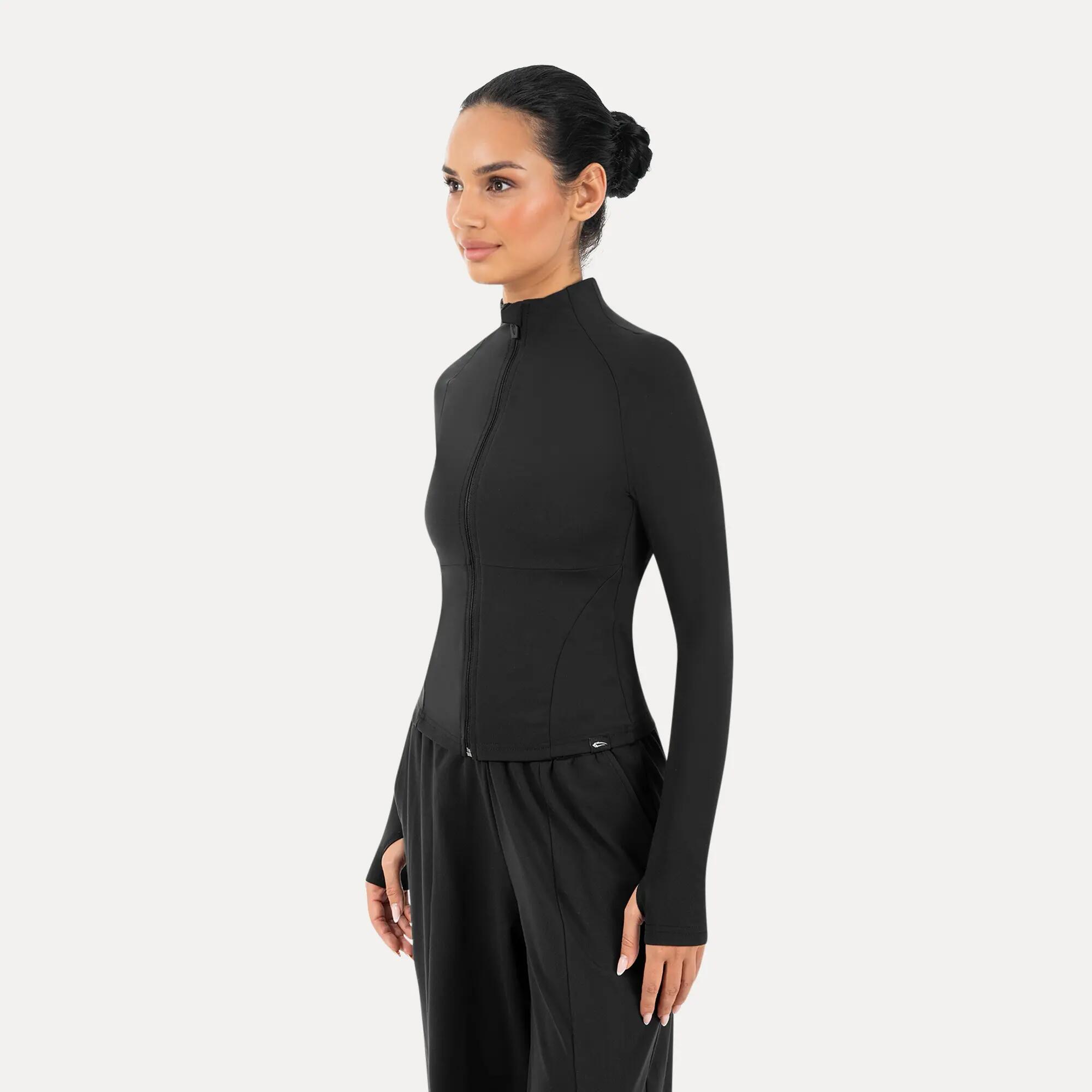 Damen Trainingsjacke Nexa Schwarz 2/6