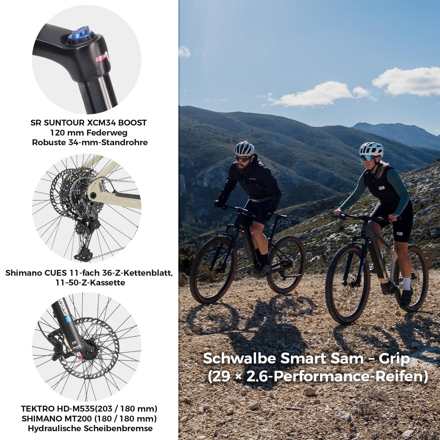 Dolomit e-bike 29" 250 W 110 Nm middenmotor SHIMANO 11 versnellingen 7/7