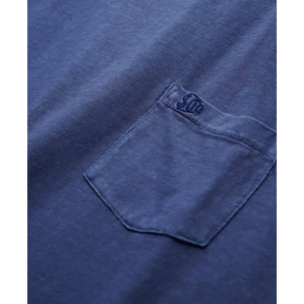 T-shirt lniany z kieszenią Superdry Classic 2/2