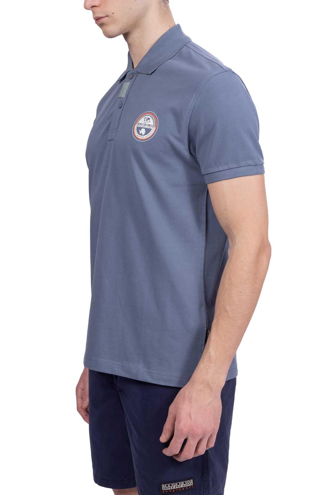 Tricou polo bărbați Napapijri E-Clanis stormy weat G1Y