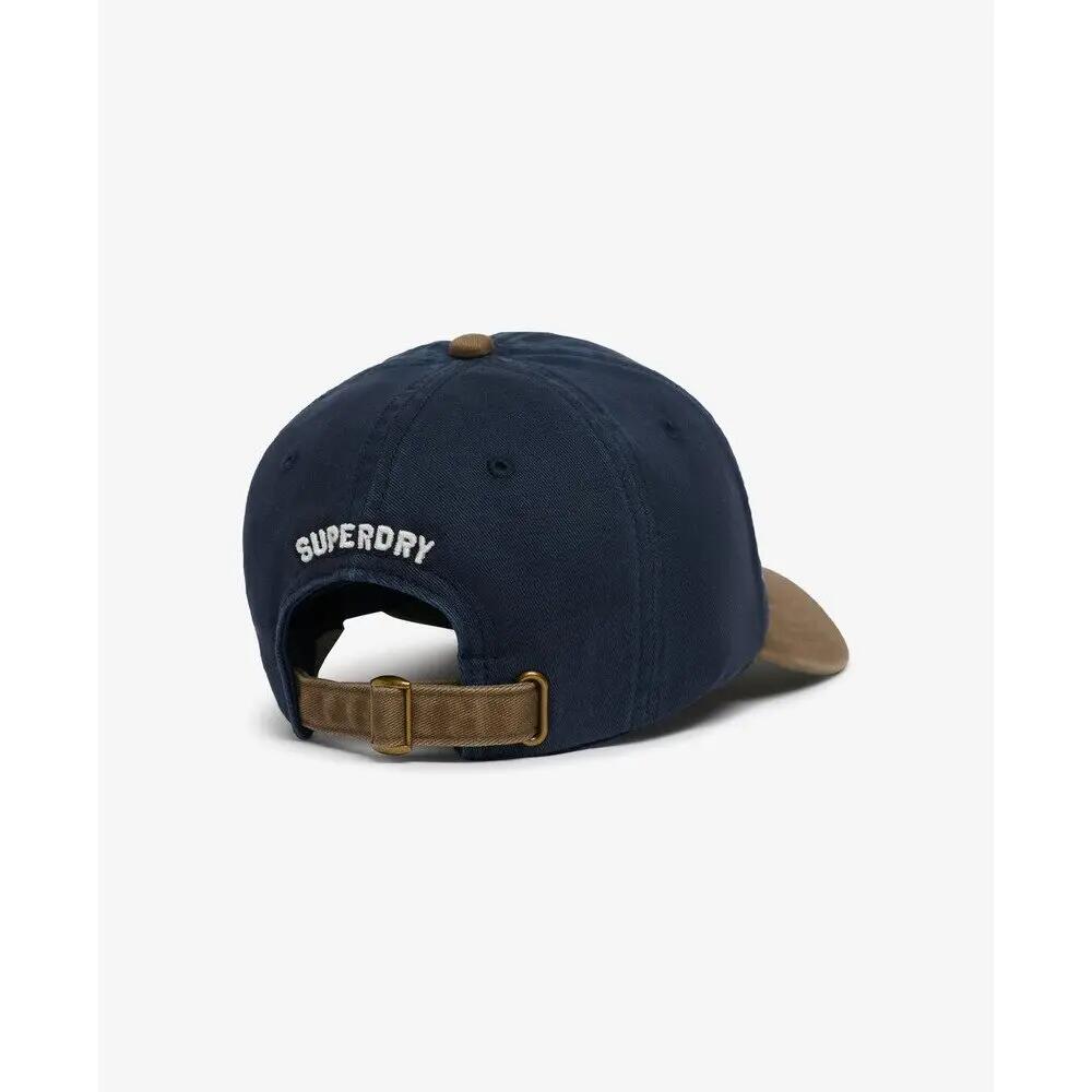 Boné de beisebol com aba contrastante para mulher Superdry 3/4