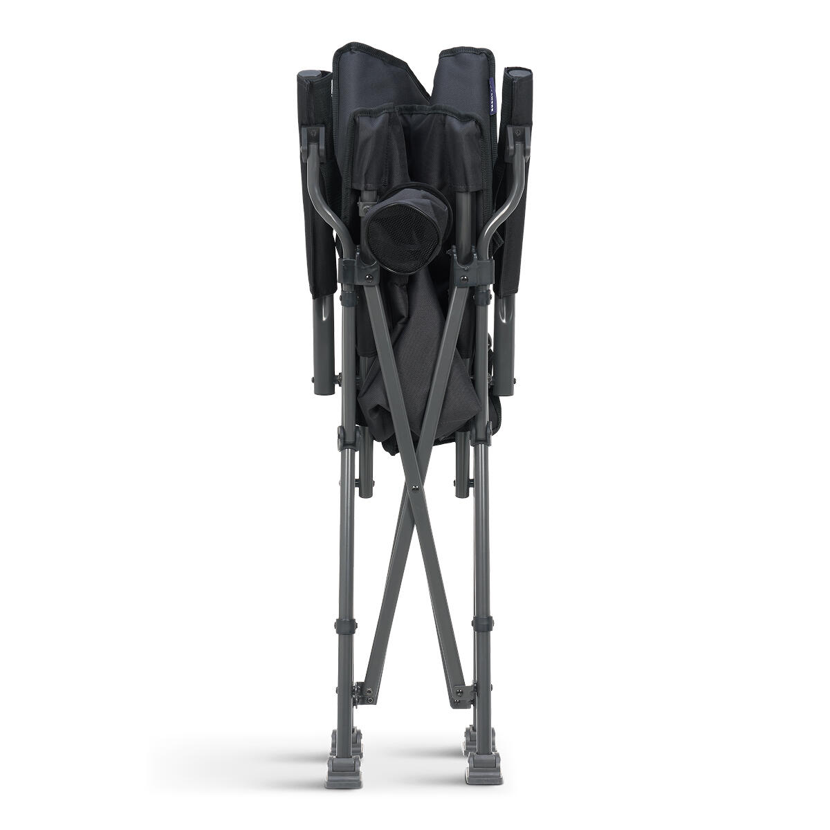 Campingstoelen - opvouwbaar - 120kg draagvermogen - inclusief draagtas - grijs 3/6