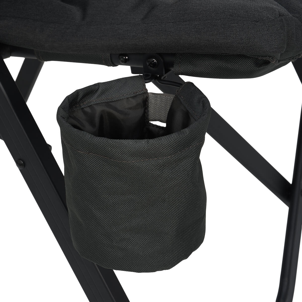 Campingstoelen luxe - opvouwbaar - 2 - pack - 150kg draagvermogen - zwart 6/6