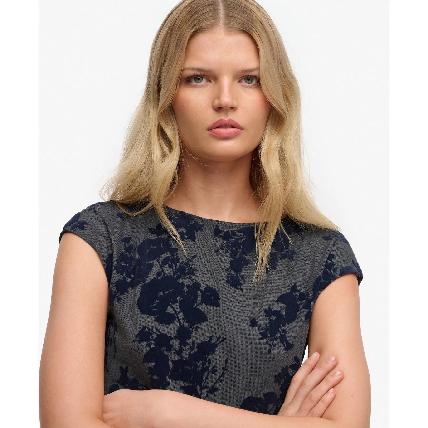 T-shirt in een gebreide stof vrouw Superdry 4/5