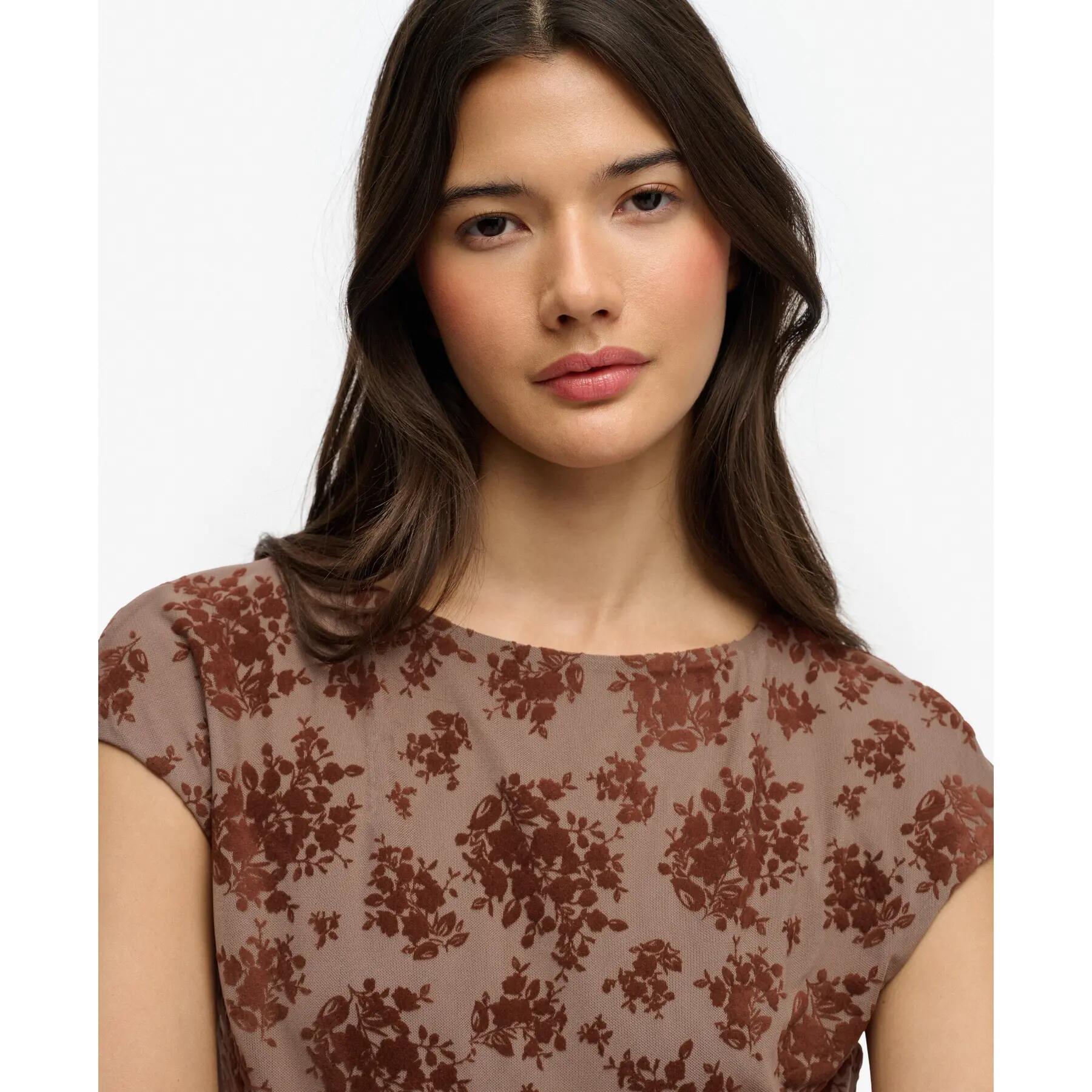 Damen T-Shirt aus geprägtem Stoff Superdry 4/5