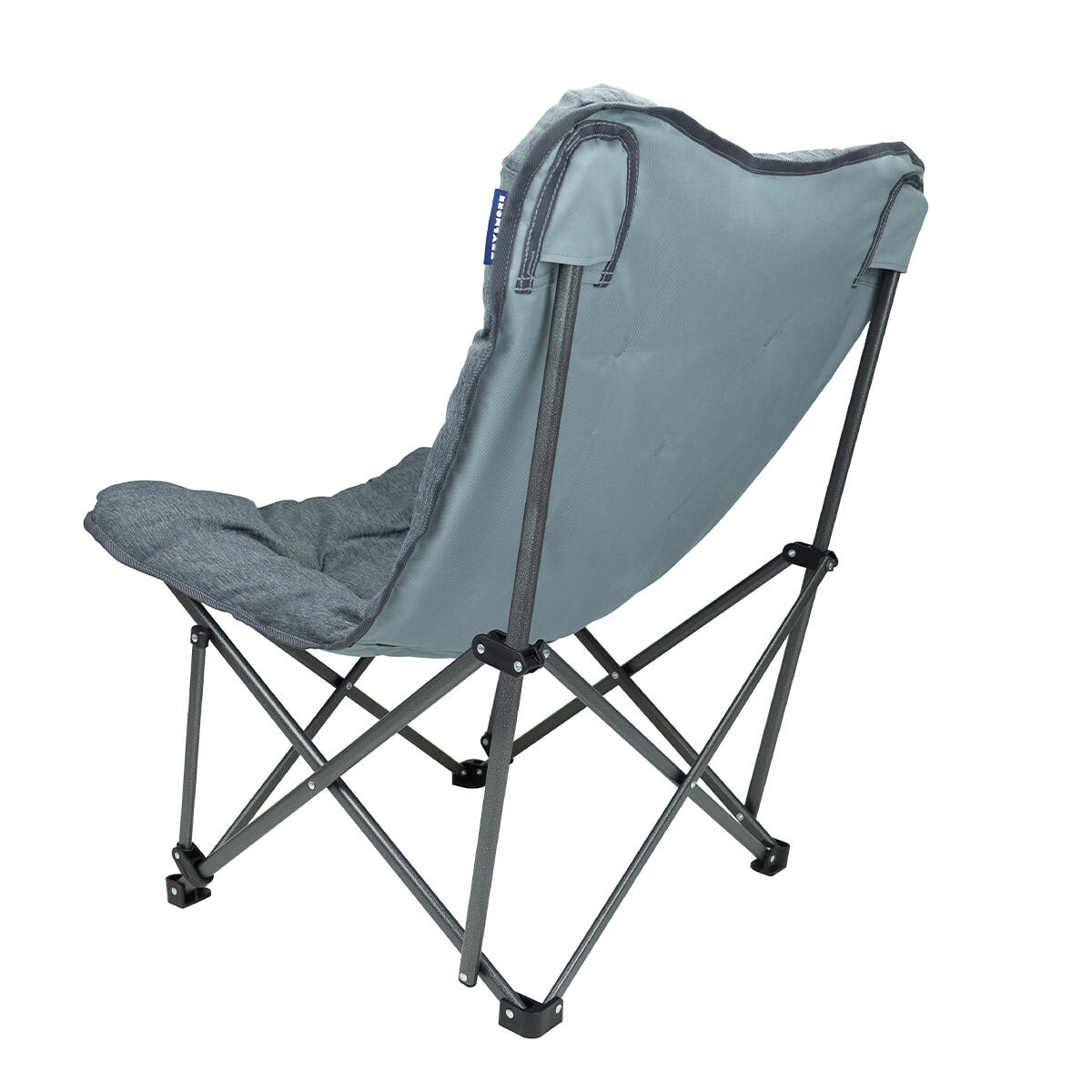 Campingstoel - opvouwbaar - 136kg draagvermogen - inclusief draagtas - grijs 5/6