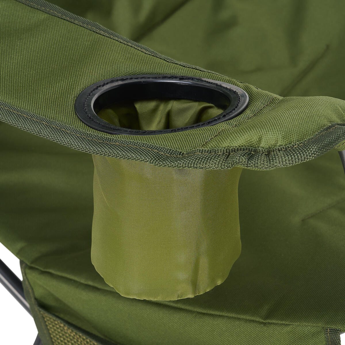 Campingstoel - opvouwbaar - 160kg draagvermogen - inclusief draagtas - groen 5/5