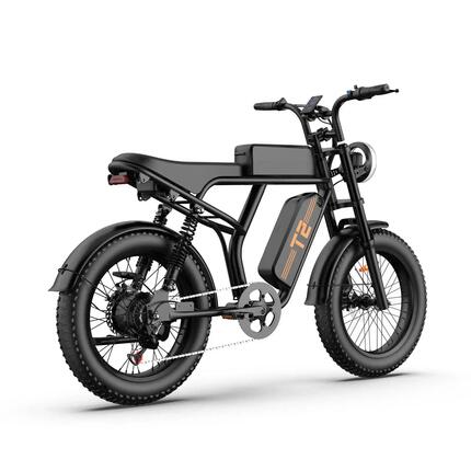 URLIFE T2 Volgeveerde Elektrische Fiets met 48 V 15,6 Ah Verwijderbare Accu