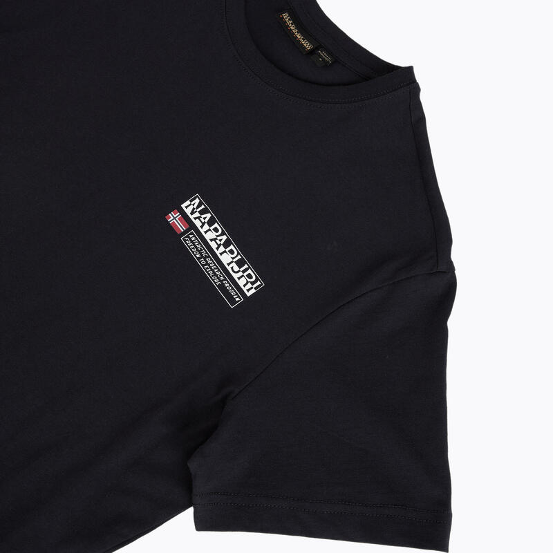 Tricou bărbătesc Napapijri S-Kasba negru 041