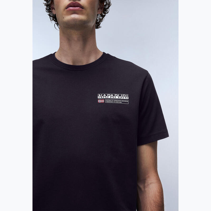Tricou bărbătesc Napapijri S-Kasba negru 041