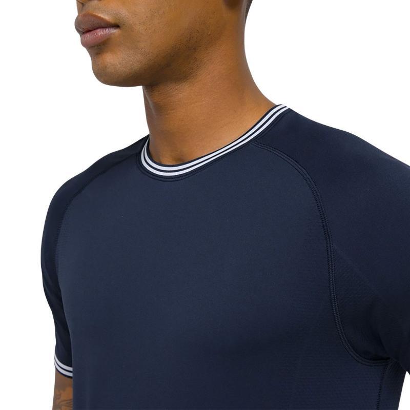 Camiseta Wilson Court Performance Crew Azul Marino 3/5