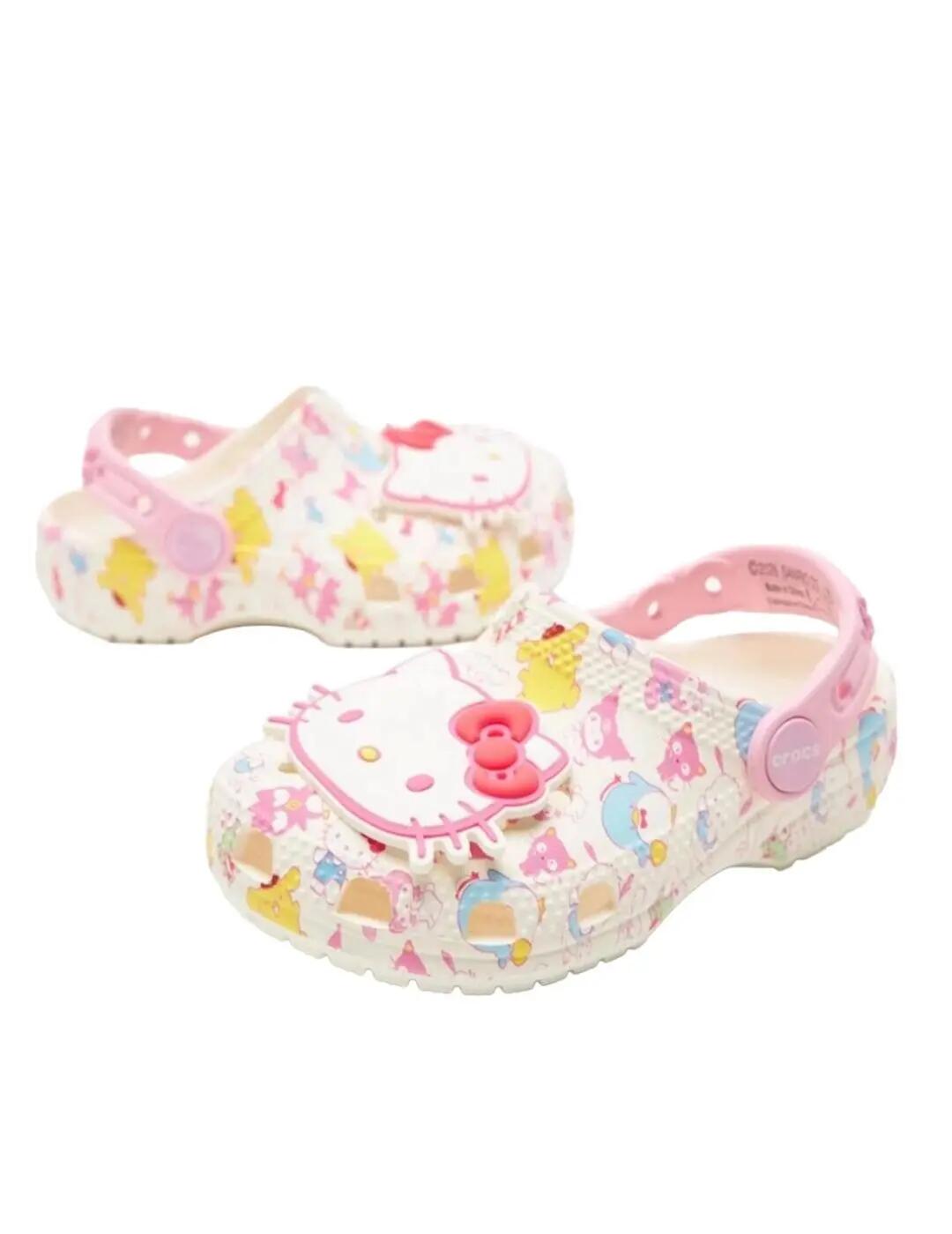 Sandalias para Niña Crocs  Beige 2/5