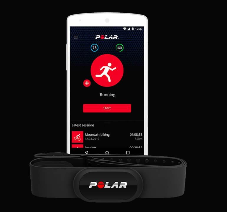Polar H10 Heart Rate Sensor with Bluetooth and ANT+ 4/5